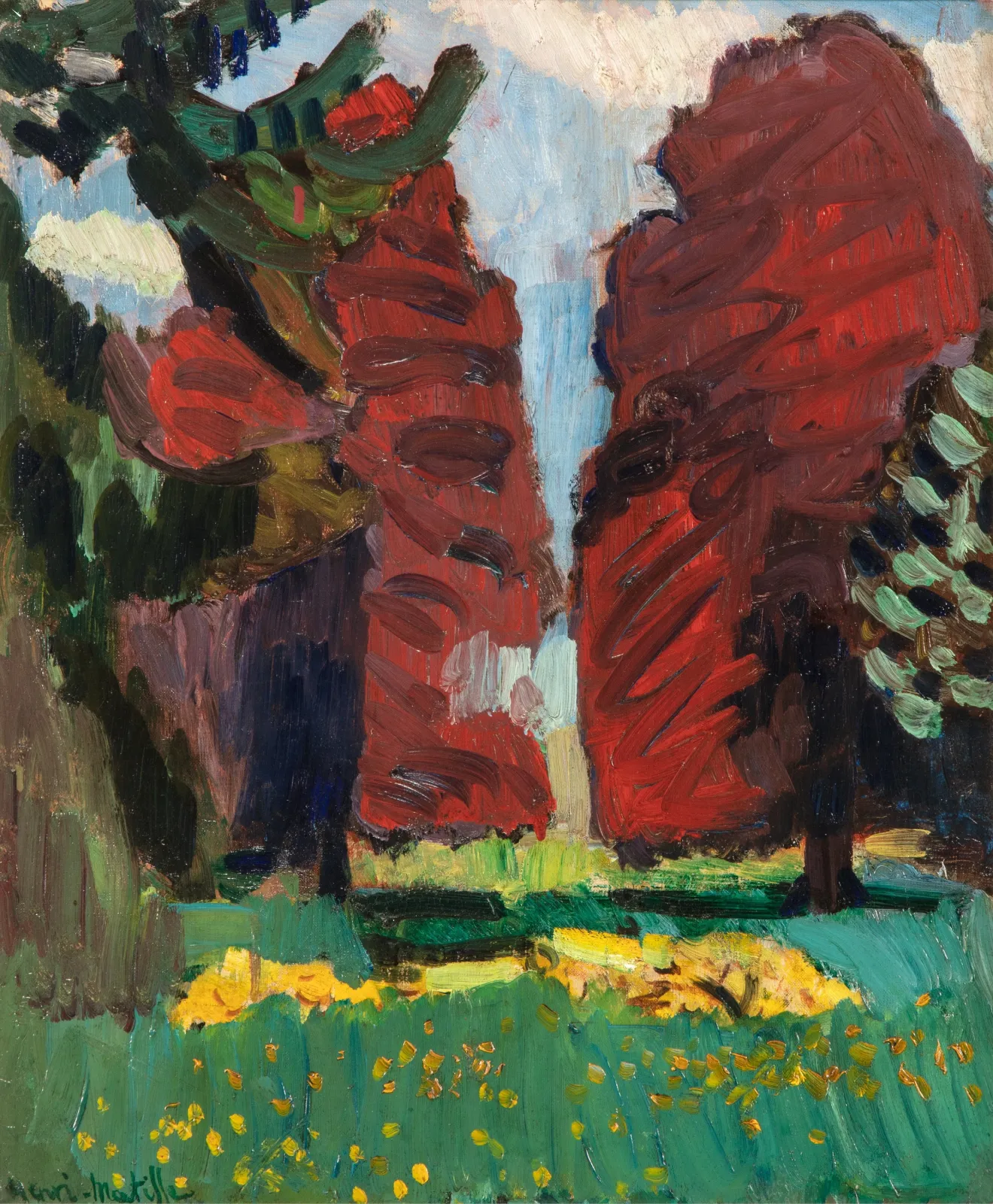 Hêtres pourpres, Henri Matisse