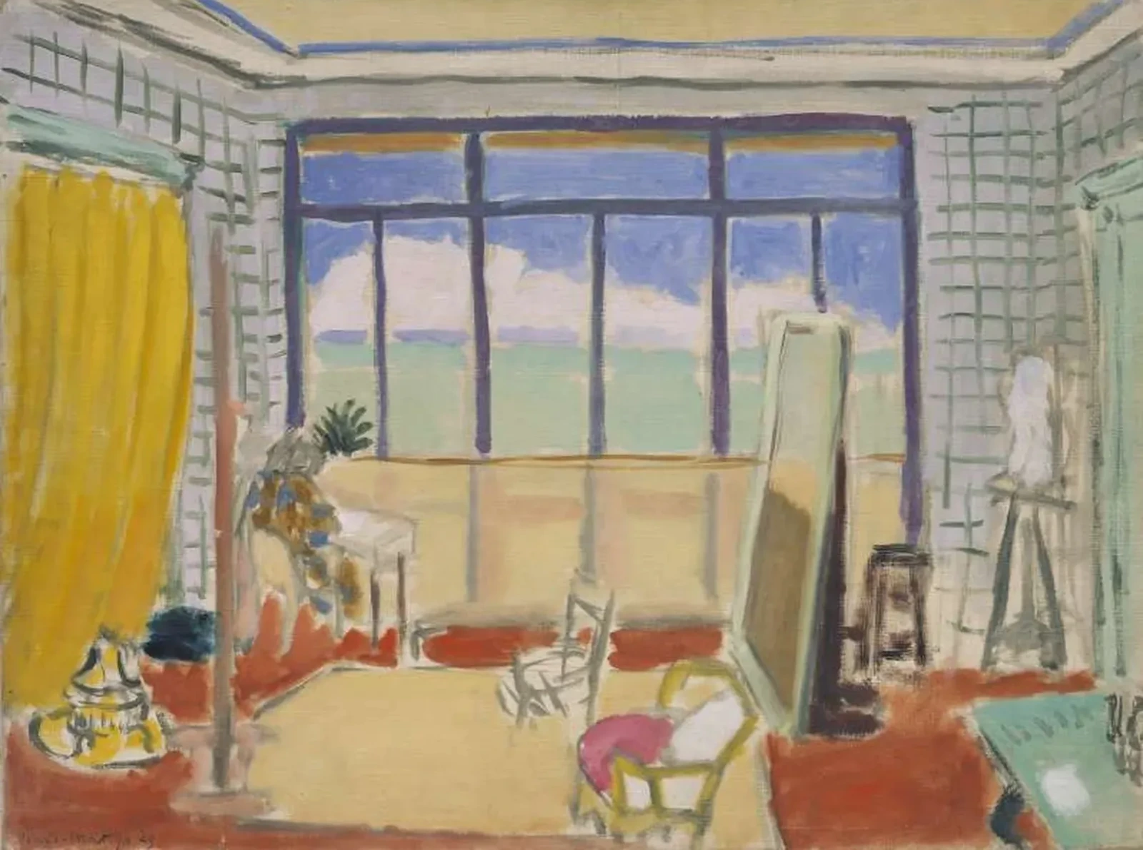 Intérieur d'atelier à Nice, Henri Matisse