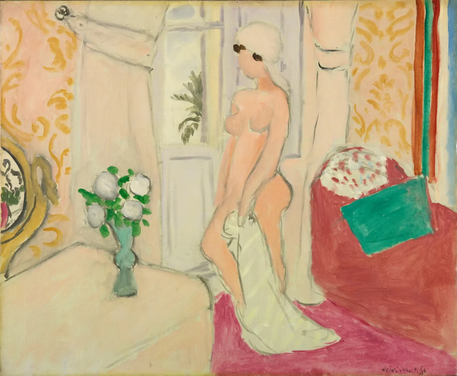 La Jeune Fille et le Vase de fleurs, Henri Matisse