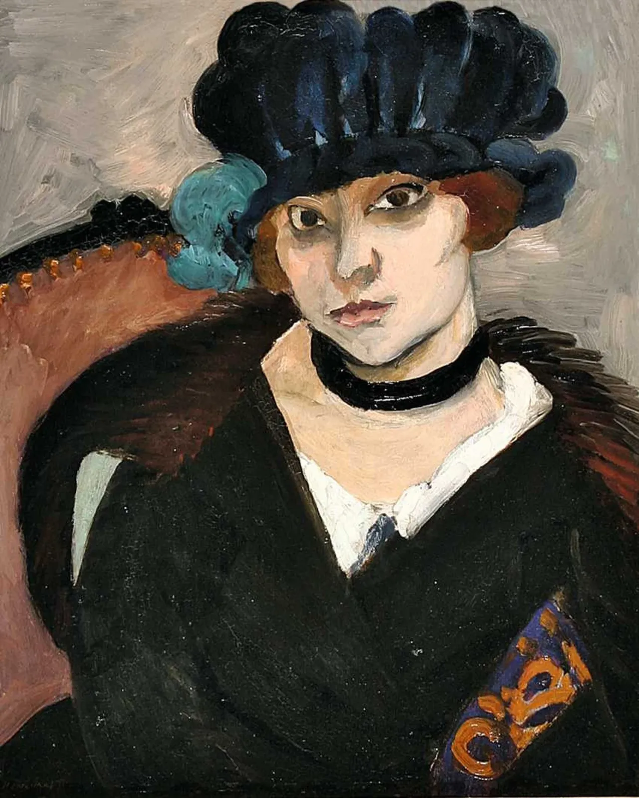 La toque de velours noir, Henri Matisse