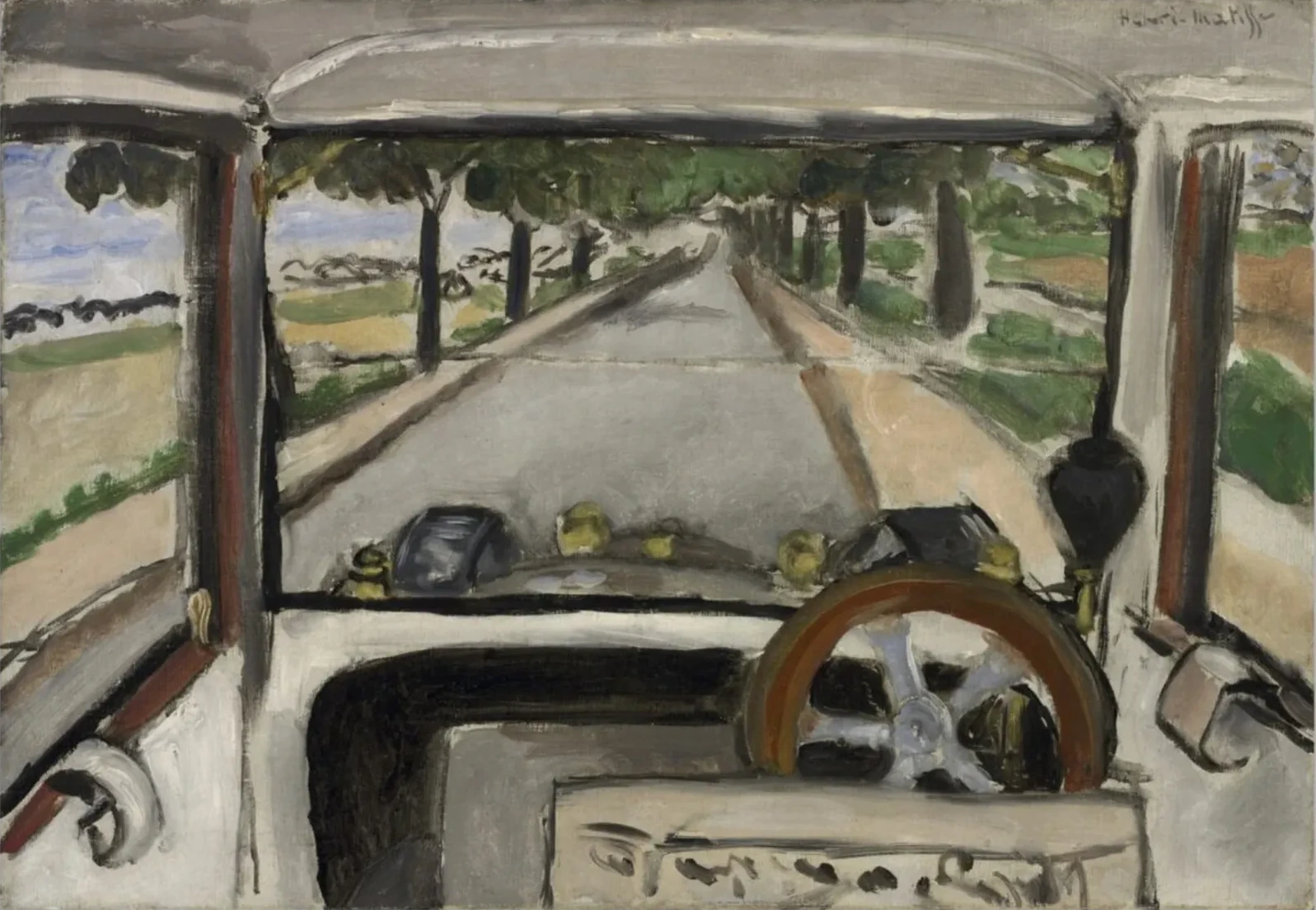 Le Pare-brise, sur la route de Villacoublay, Henri Matisse