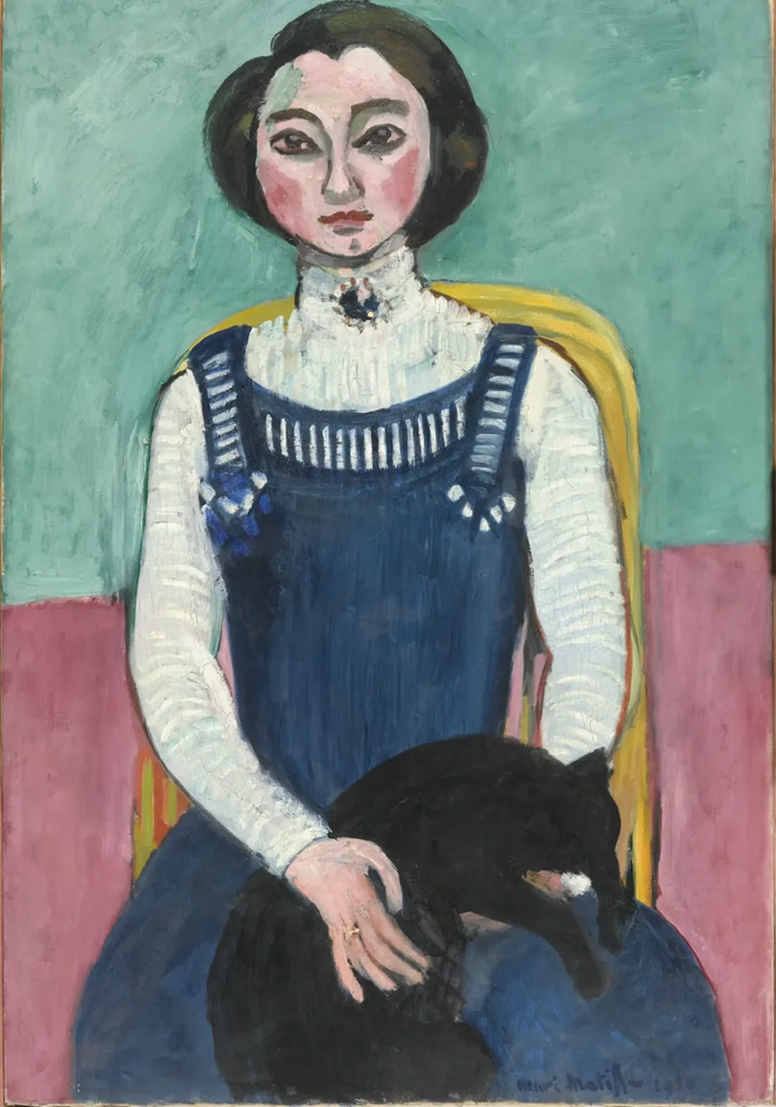 Marguerite au chat noir, Henri Matisse