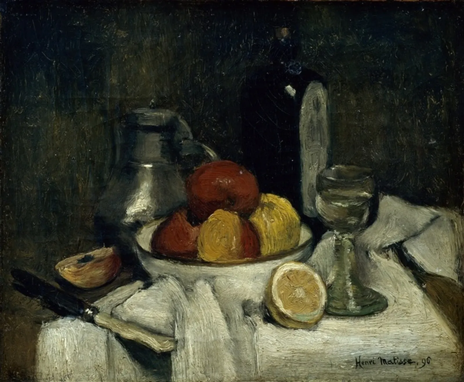 Nature morte à la bouteille de schiedam, Henri Matisse