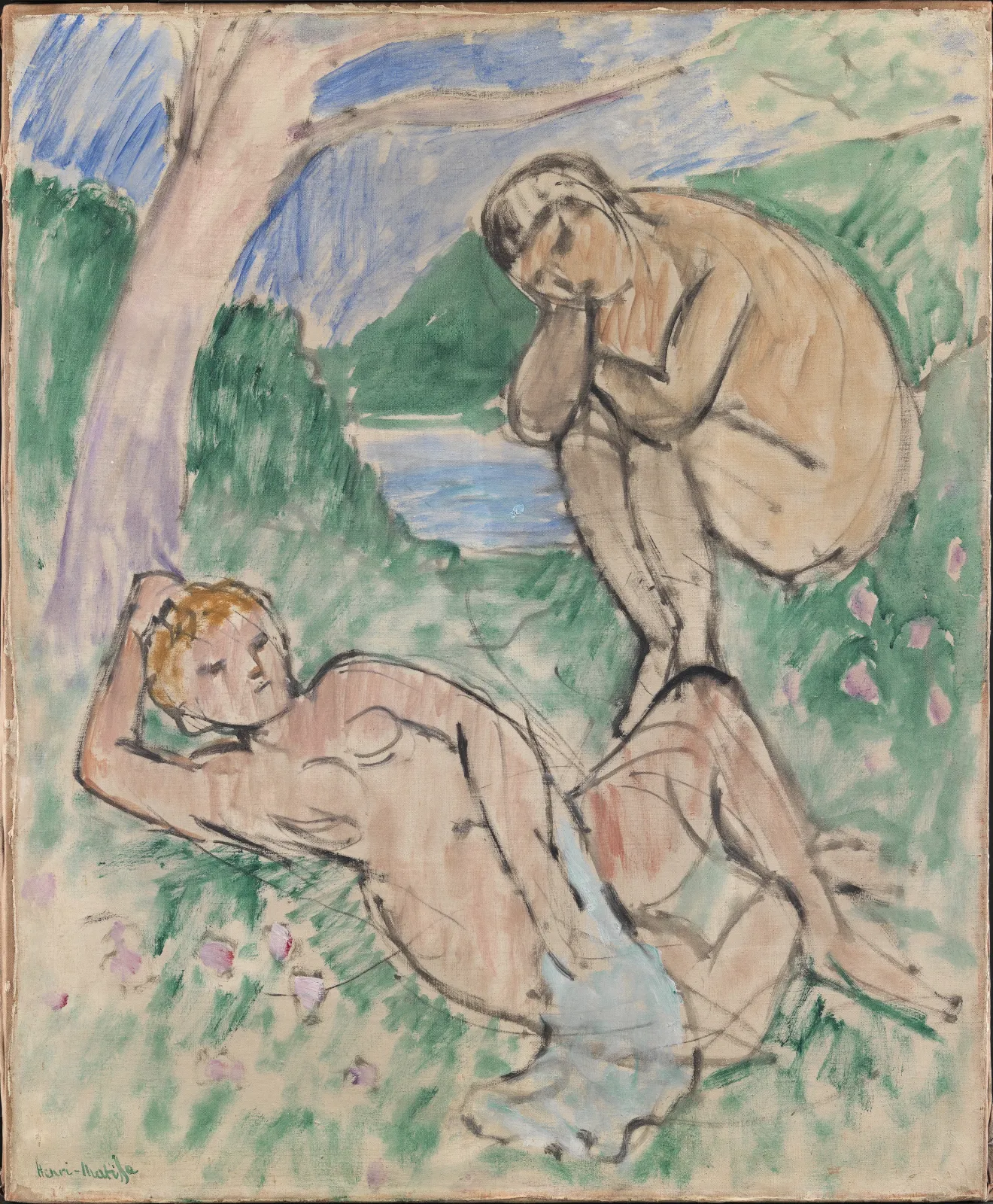 Nymphe et faune, Henri Matisse