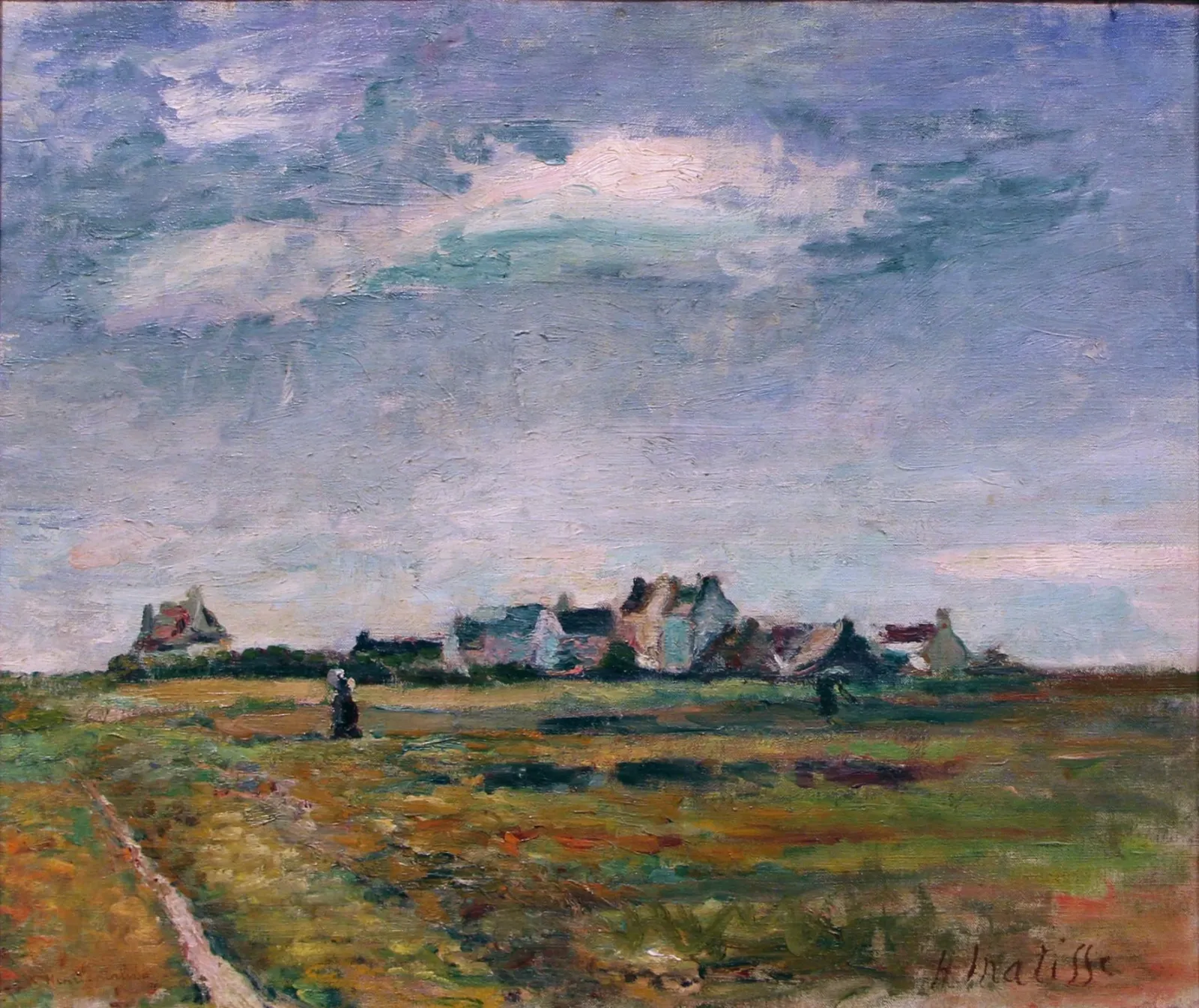 Paysage breton (Village breton Belle-Île), Henri Matisse