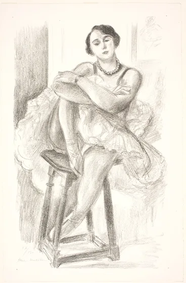 Danseuse assise sur un tabouret — Henri Matisse