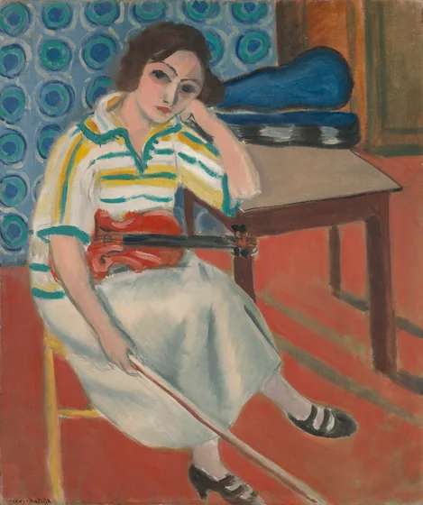 Femme au violon — Henri Matisse