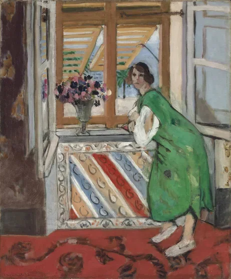 Jeune fille à la mauresque, robe verte — Henri Matisse