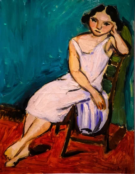 Jeune Fille assise — Henri Matisse