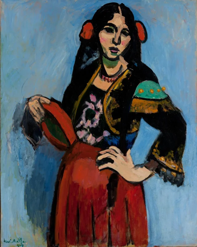 L'Espagnole au tambourin, Henri Matisse