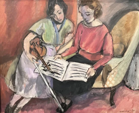 La leçon de musique — Henri Matisse