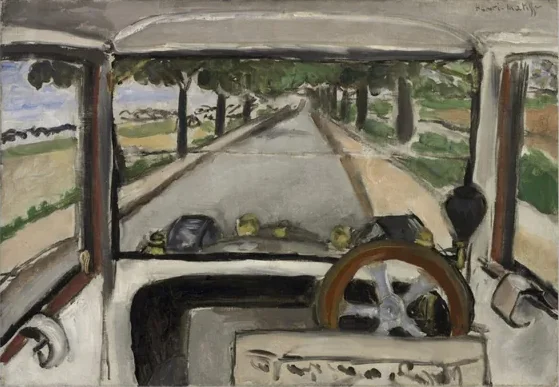 Le Pare-brise, sur la route de Villacoublay — Henri Matisse