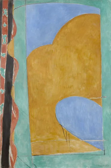 Le Rideau jaune — Henri Matisse