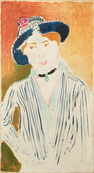 Marguerite à la veste rayée — Henri Matisse