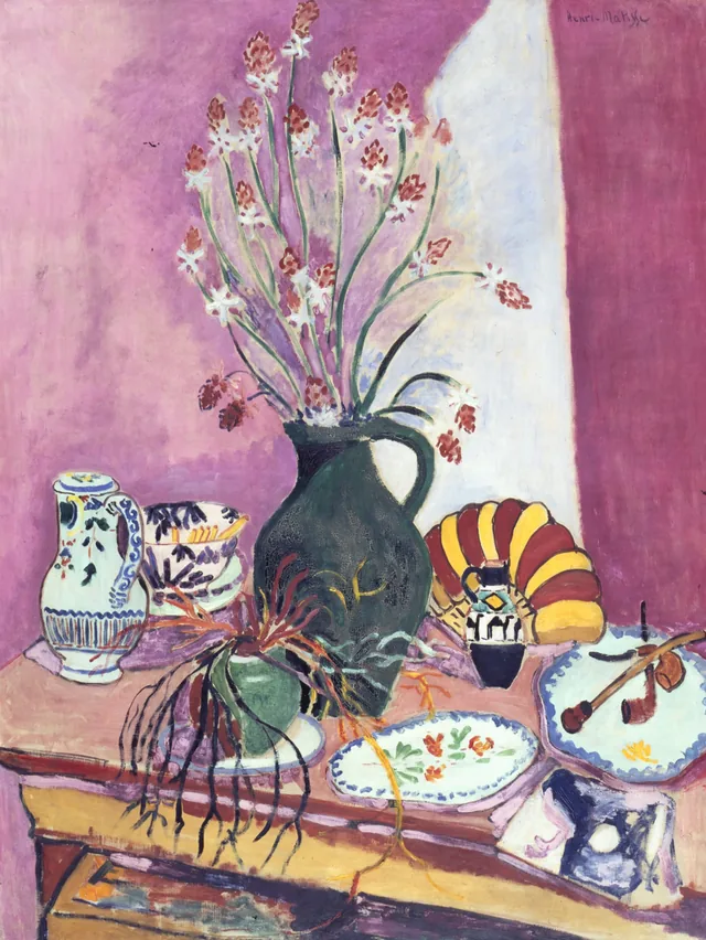 Naturaleza muerta con asfódelos, Henri Matisse