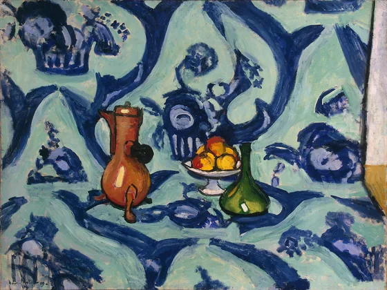 Nature morte, camaïeu bleu — Henri Matisse