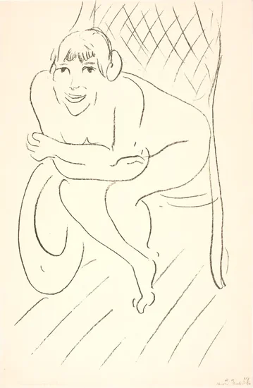 Nu au rocking chair — Henri Matisse