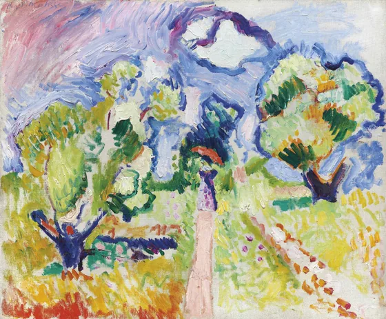 Promenade dans les oliviers — Henri Matisse