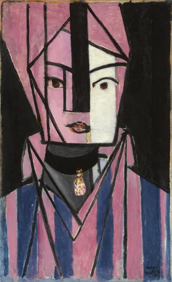 Tête blanche et rose — Henri Matisse