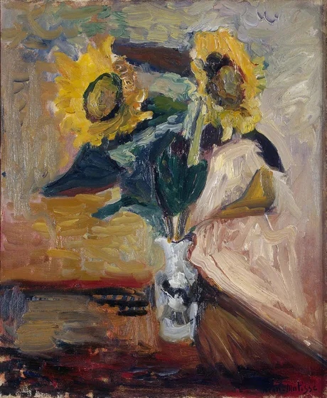Vase de tournesols — Henri Matisse