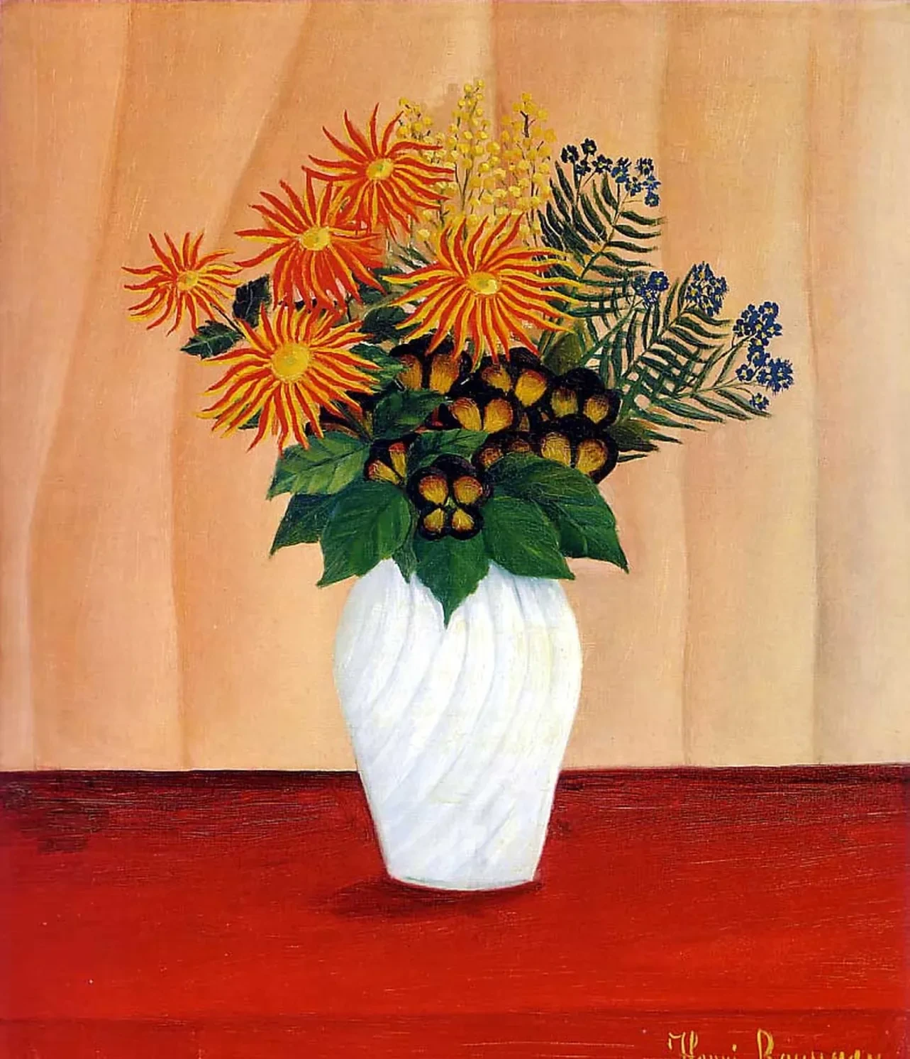 Bouquet de fleurs, Henri Rousseau