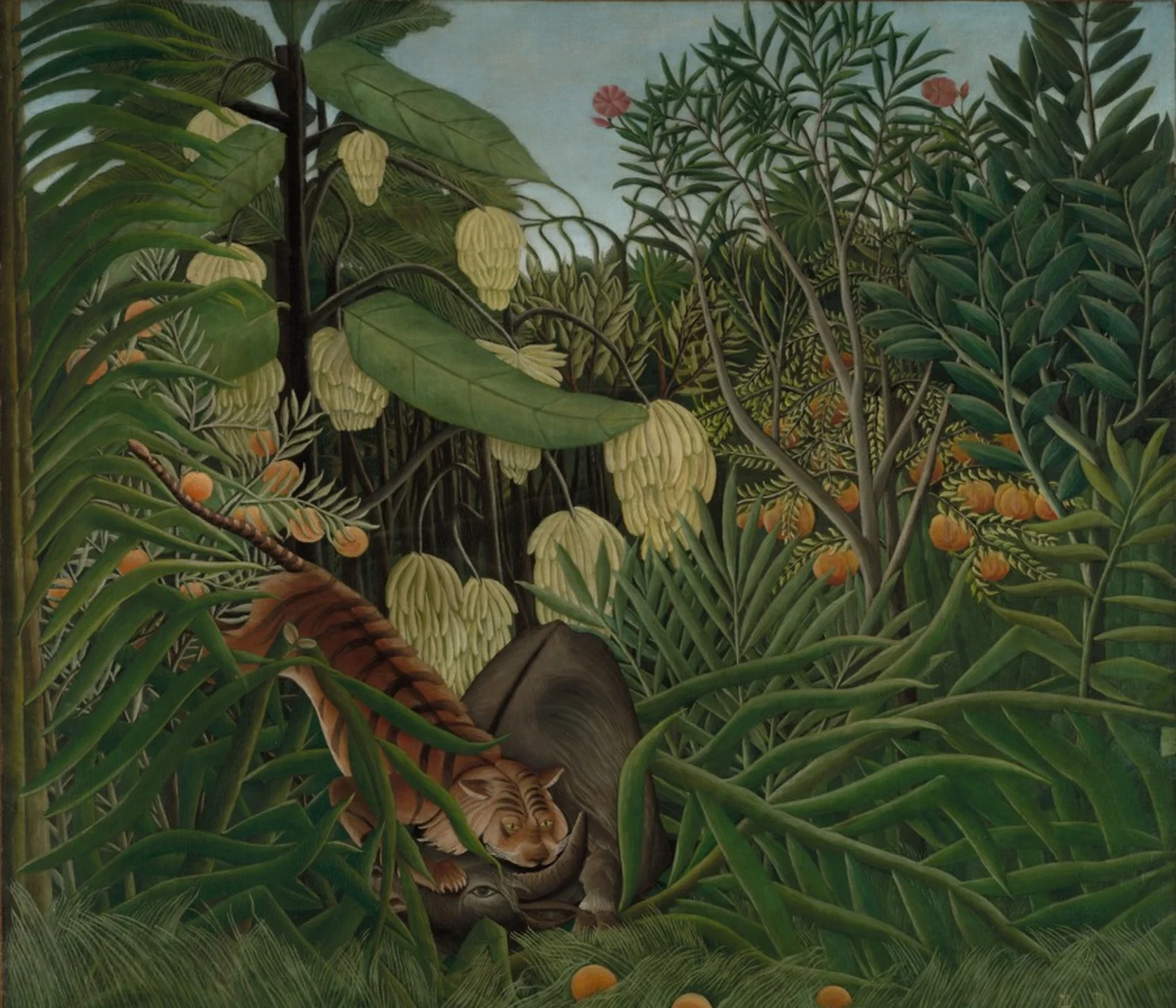Fight Between a Tiger and a Buffalo, Henri Rousseau