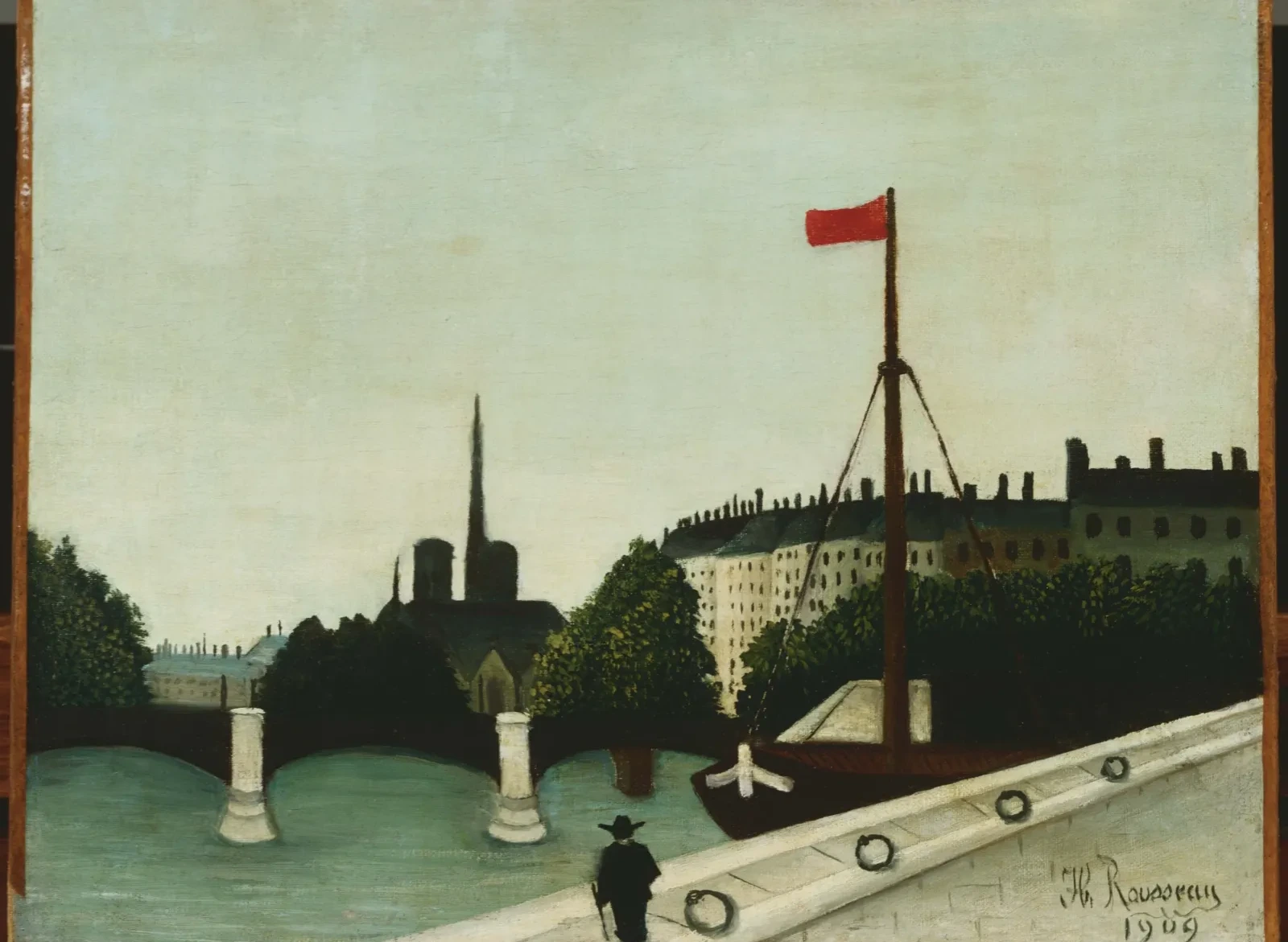 Notre-Dame vue du quai Henri IV, Henri Rousseau