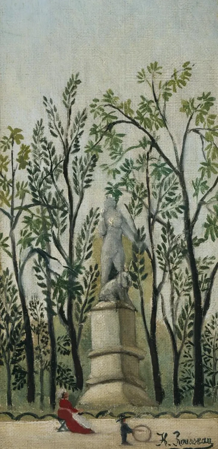 Statue de Diane au parc, Henri Rousseau