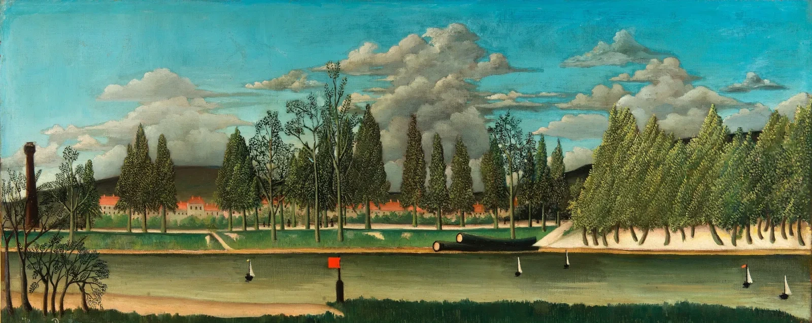 Vue du quai d'Asnières, Henri Rousseau