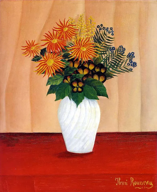 Ramo de flores, Henri Rousseau