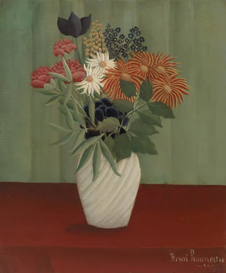 Bouquet de fleurs aux reines-marguerites et aux tokyos