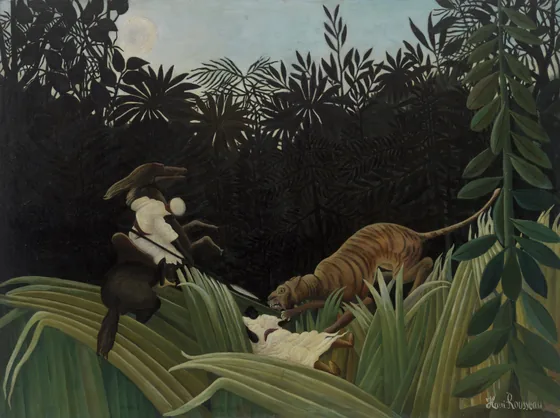 Éclaireurs attaqués par un tigre