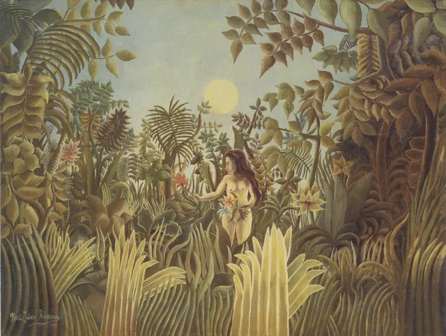 Eva en el jardín del Edén, Henri Rousseau