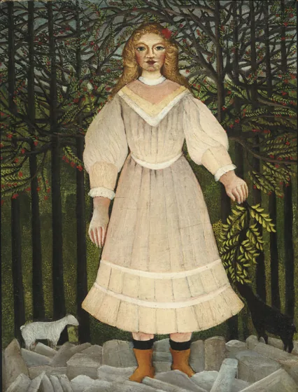 Jeune Fille en rose