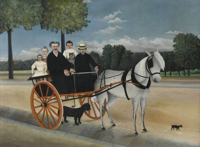 La carreta del padre Junier, Henri Rousseau