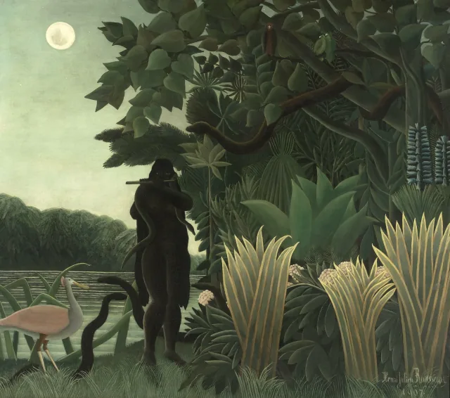 A Encantadora de serpentes, Henri Rousseau