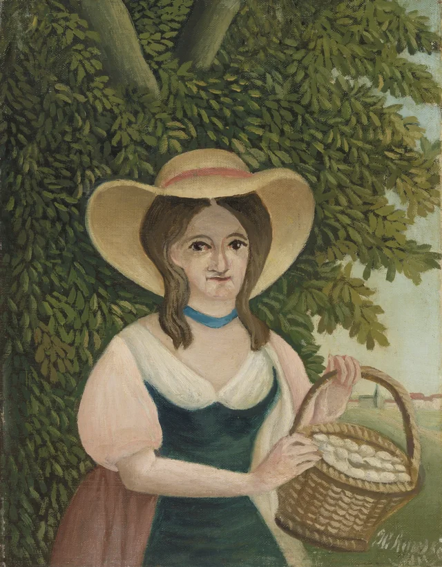 La mujer de la cesta de huevos