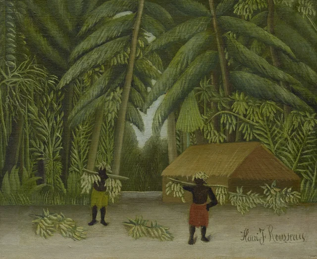 La recolección de plátanos, Henri Rousseau