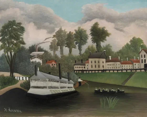 Le Bateau-lavoir du pont de Charenton