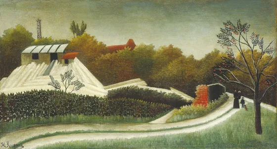 Scierie aux environs de Paris
