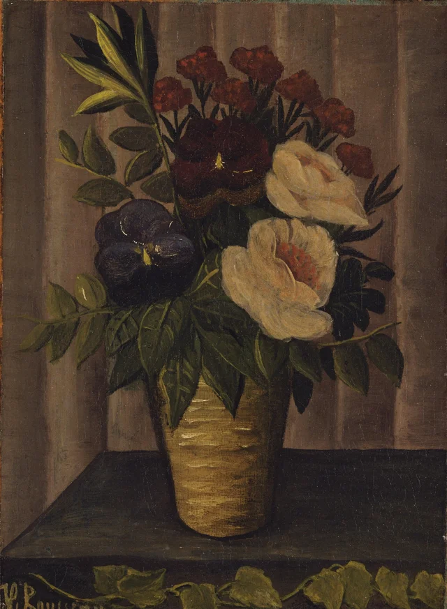 Still Life with Flowers, Henri Rousseau