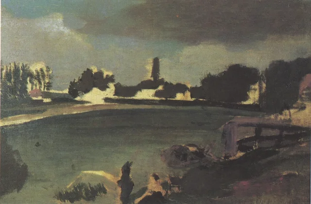 Estudio para «Pesca en familia», Henri Rousseau