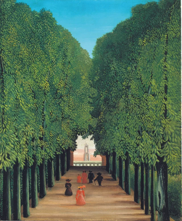 La avenida del parque de Saint-Cloud