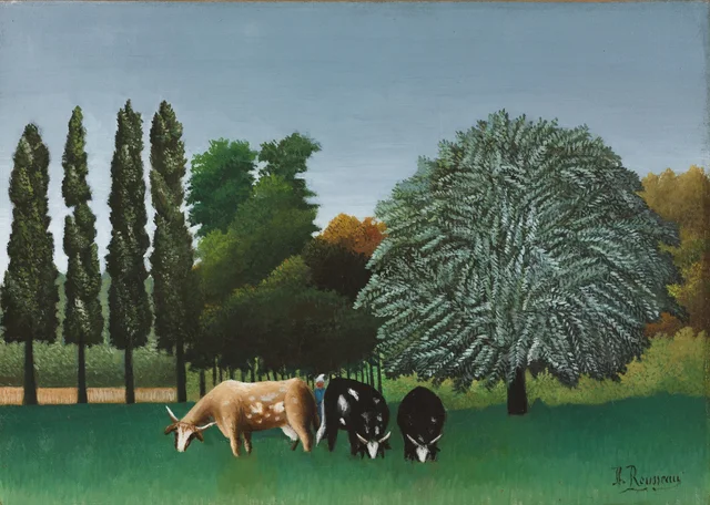Las orillas del Oise, Henri Rousseau