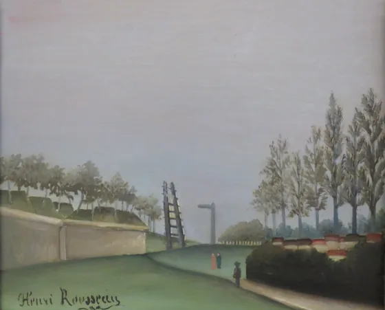 View of the Fortifications to the left of the Gate of Vanves