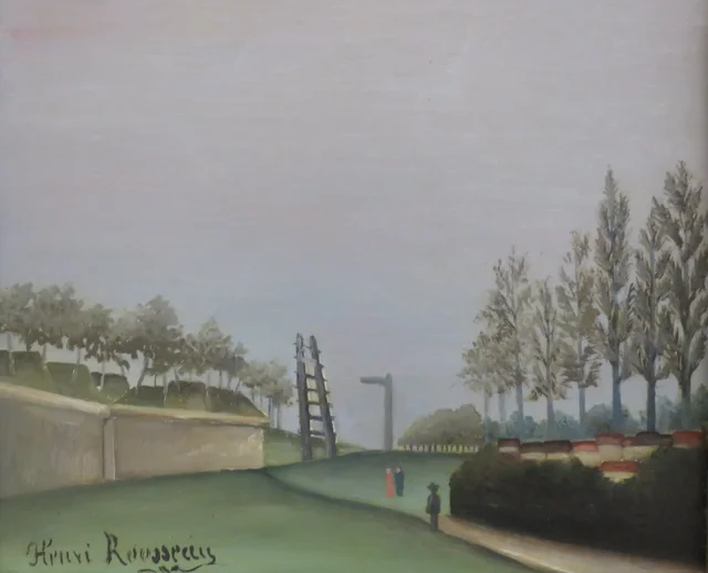Vista de las fortificaciones a la izquierda de la puerta de Vanves, Henri Rousseau