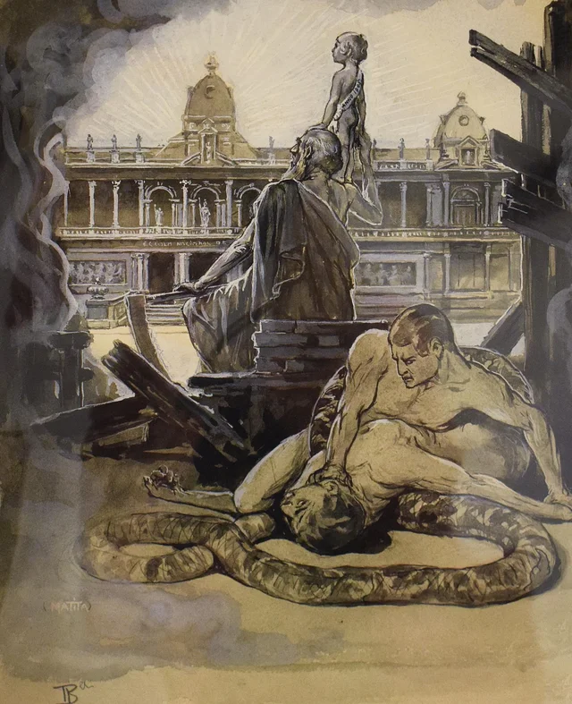 Étude pour une illustration de la « Revista Renascença », no 11, 1905, p. 15, Henrique Bernardelli