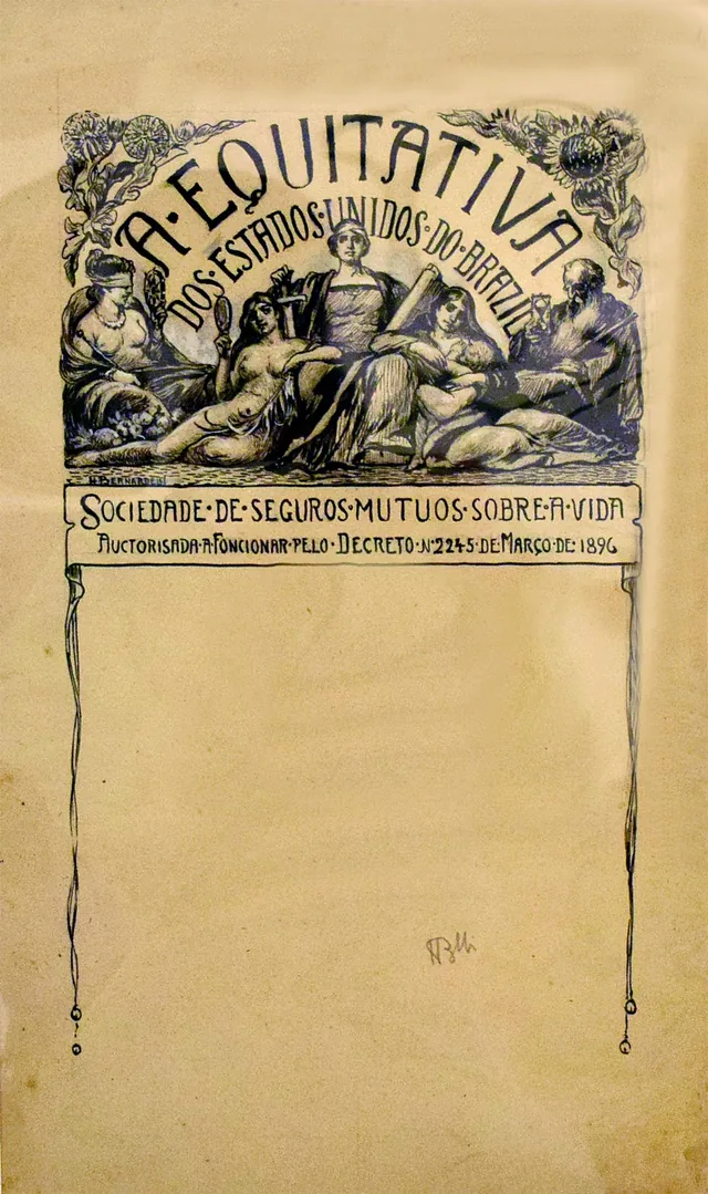 Projeto para «A Equitativa dos Estados Unidos do Brazil», Henrique Bernardelli
