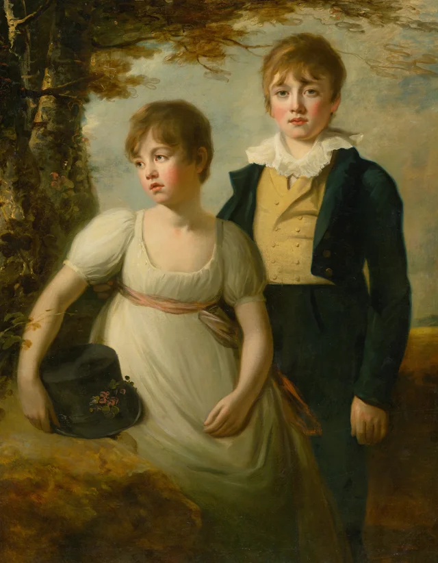 Retrato de una niña y un niño, Henry Raeburn