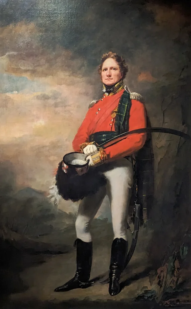 Portrait of Major James Lee Harvey, Henry Raeburn
